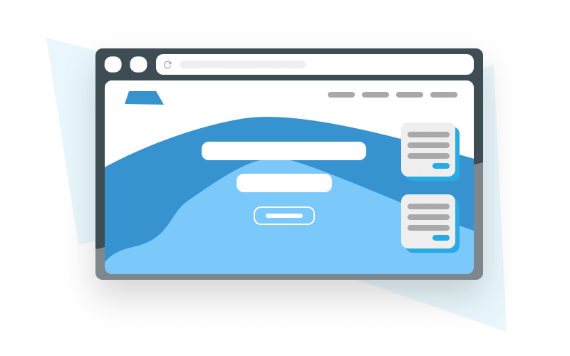 Professionelles Webdesign, Beispiel Landingpage